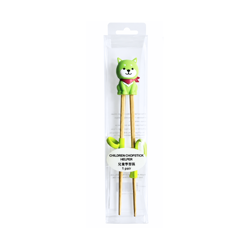 Baguettes pour enfants avec embout en silicone Shiba