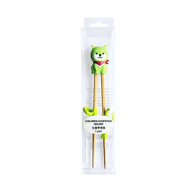 Baguettes pour enfants avec embout en silicone Shiba