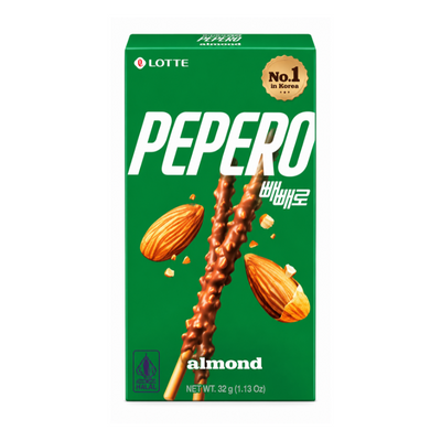 Bâtonnets biscuités au chocolat et aux amandes - PEPERO - 32g