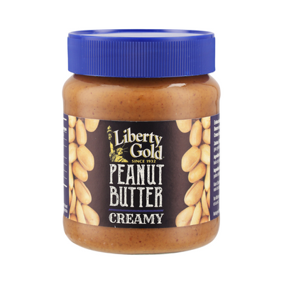 Beurre de cacahuète crémeux (bleu) - LIBERTY GOLD - 350g