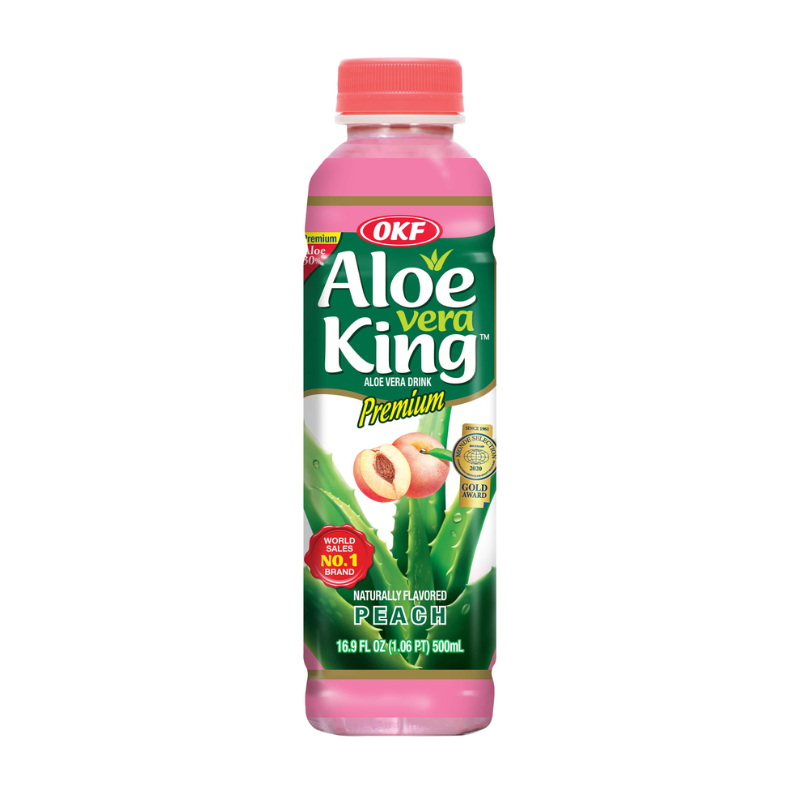 Boisson à l’aloe vera saveur pêche - OKF - 500ml