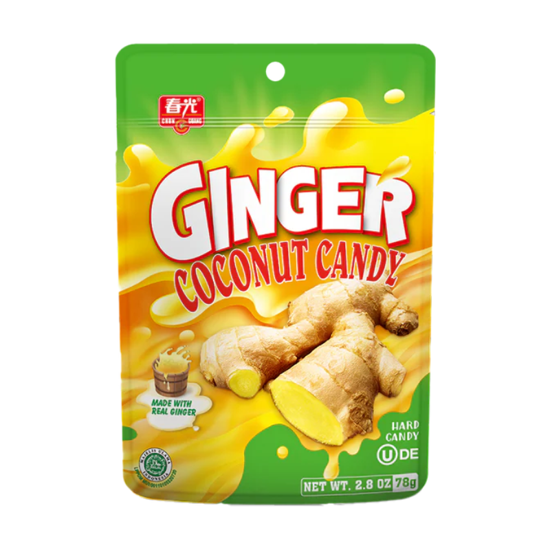 Bonbons à la noix de coco et au gingembre - CHUN GUANG - 78g