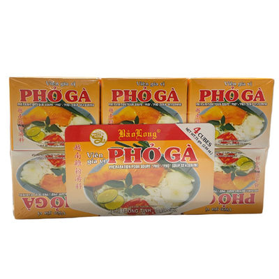 Bouillons cubes "Pho ga" - BAO LONG - Pack de 12x75g