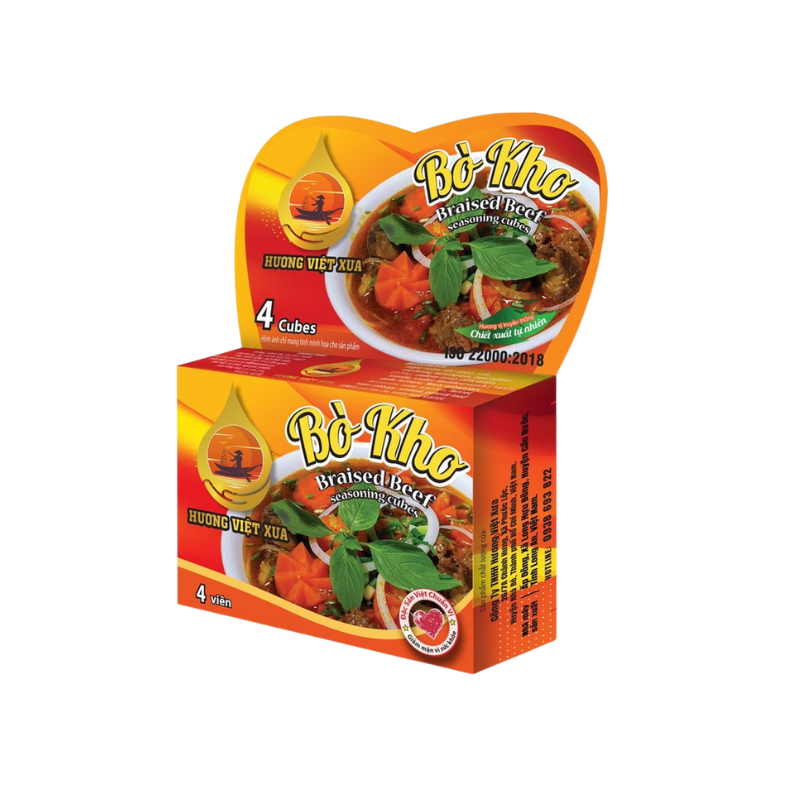 Bouillons cubes "Bo kho" - HƯƠNG VIỆT XƯA - 75g