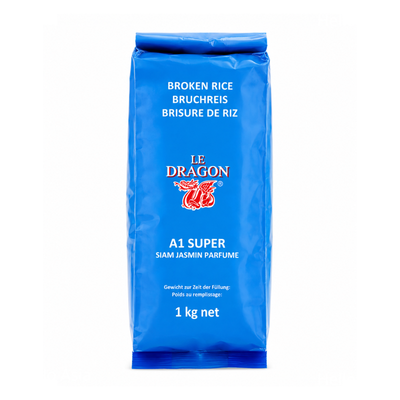 Brisure de riz jasmin parfumé A1 Super – L’E DRAGON – 1kg