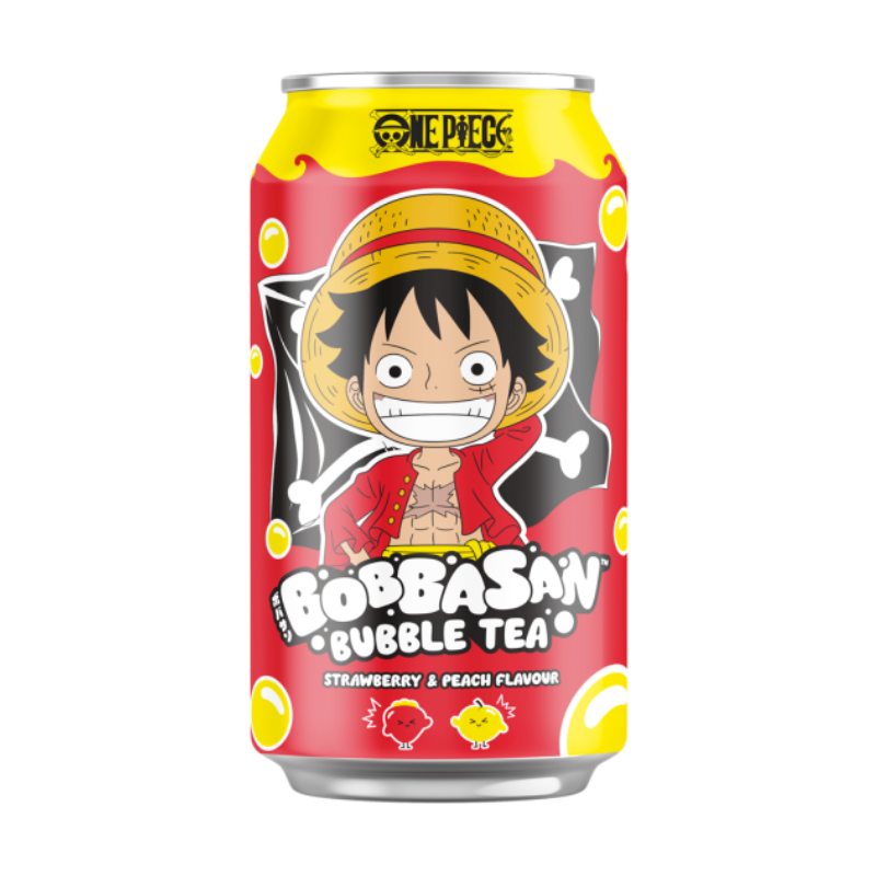 Bubble Tea Fraise Pêche - Édition Luffy | Dragon Ball - BOBBASAN - 320ml