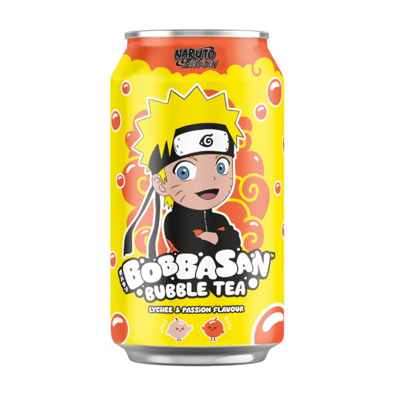 Bubble Tea Naruto, Litchi & Fruit de la Passion - BOBBASAN - 320ml