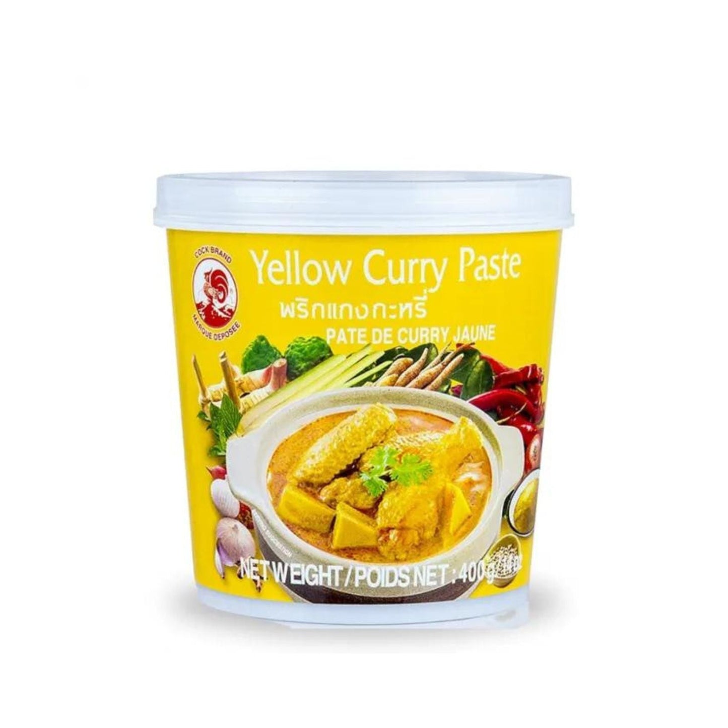 Pâte de curry jaune - COCK - 400g