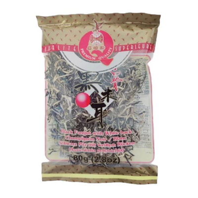 Champignons noirs séchés - EAGLOBE - 80g