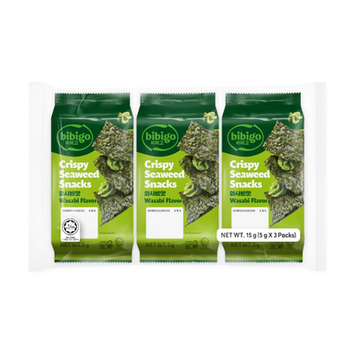 Chips d'algues avec wasabi