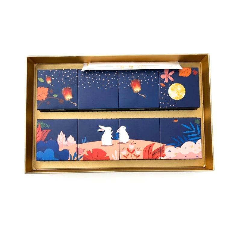 Coffret de Mooncakes « Eight Lucky Stars » - TOKIMEKI - 8 x 50g