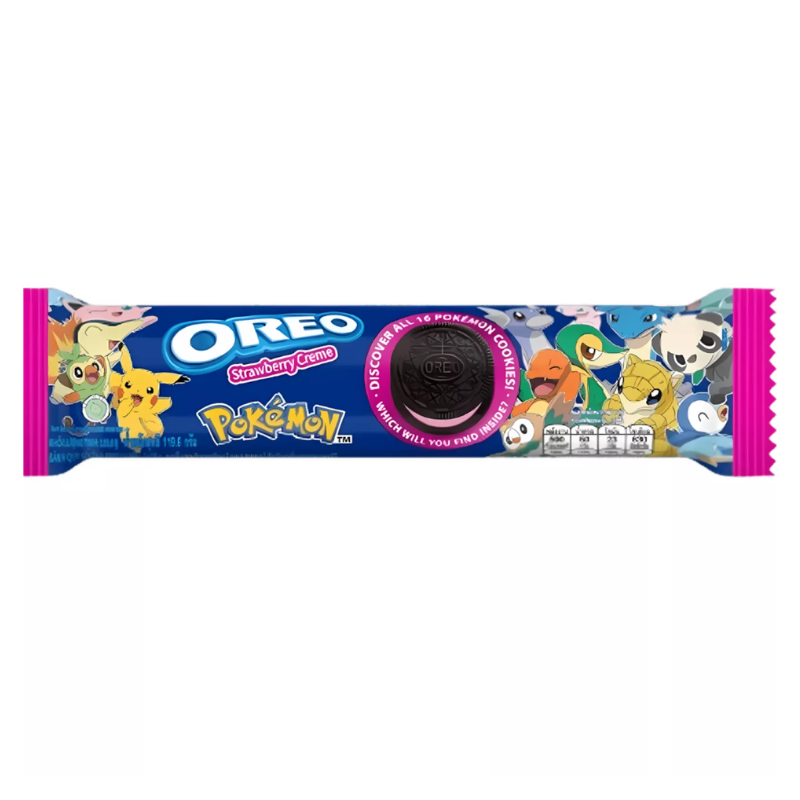 Cookie au chocolat à la fraise Pokémon - OREO - 119,6g