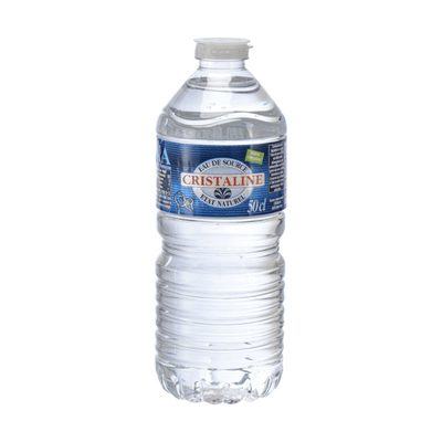 Eau minérale "Cristaline" pétillante - CRISTALINE - 0.5L