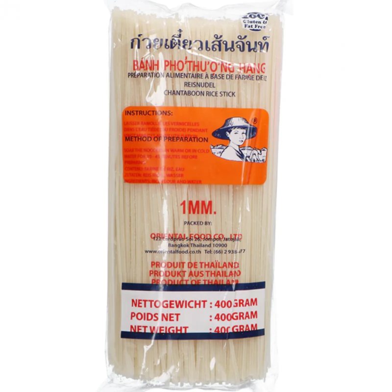 Nouilles de riz - banh pho 1mm  - FARMER  - 400g