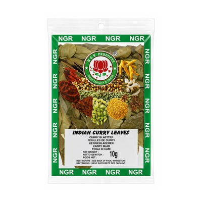 Feuilles de curry entières - NGR - 10g