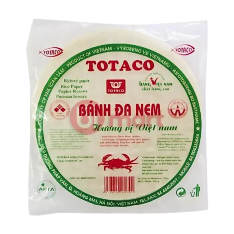 Feuilles de riz pour rouleaux de printemps (nem) 250g | Hello Asia