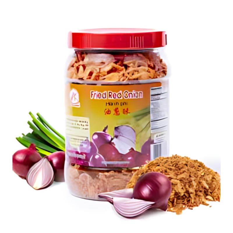 Oignons Rouge Frits - Khun Nun - 900g