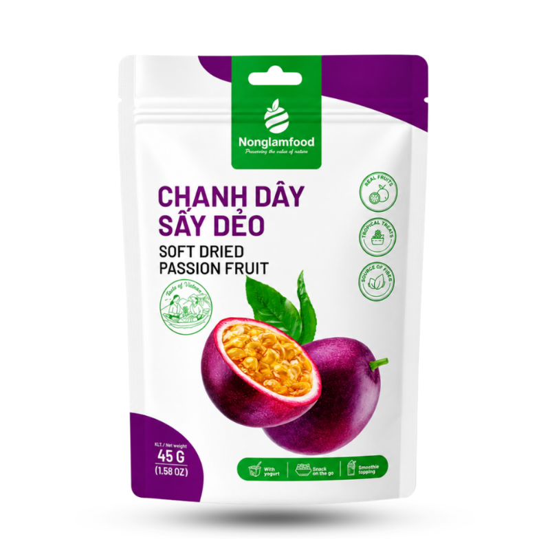 Fruit de la passion séché moelleux - NLF - 45g