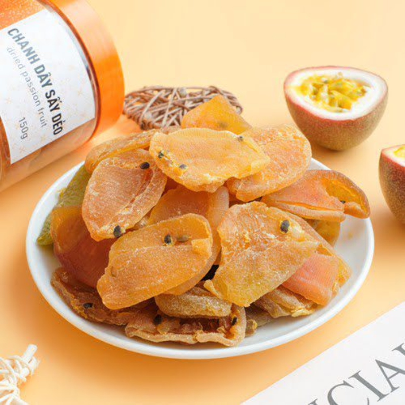 Fruit de la passion séché moelleux - 100g