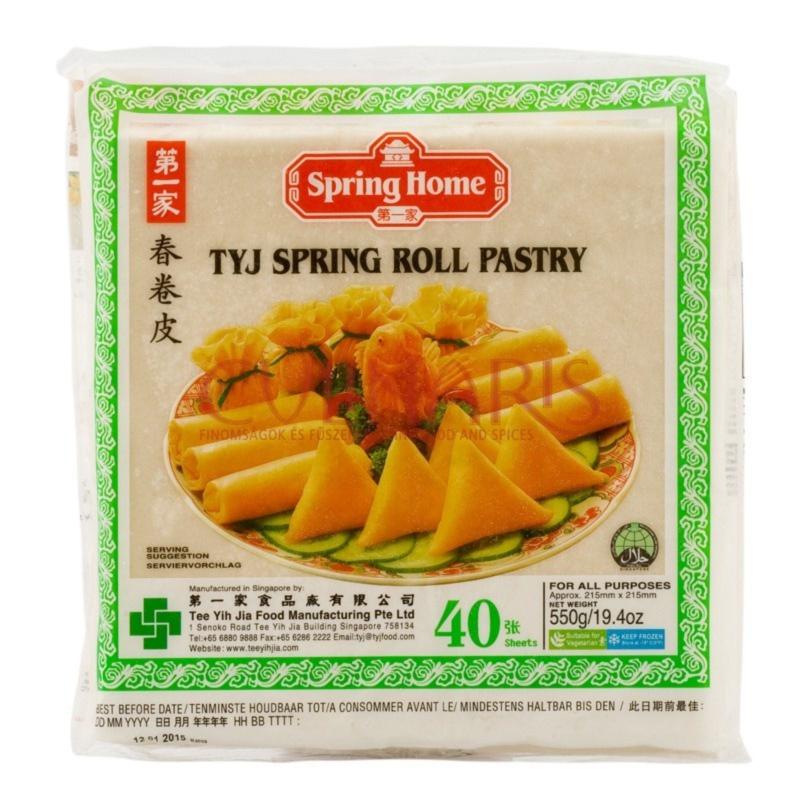 GREEN TYJ Spring Roll Pastry - Spring Home - 550g