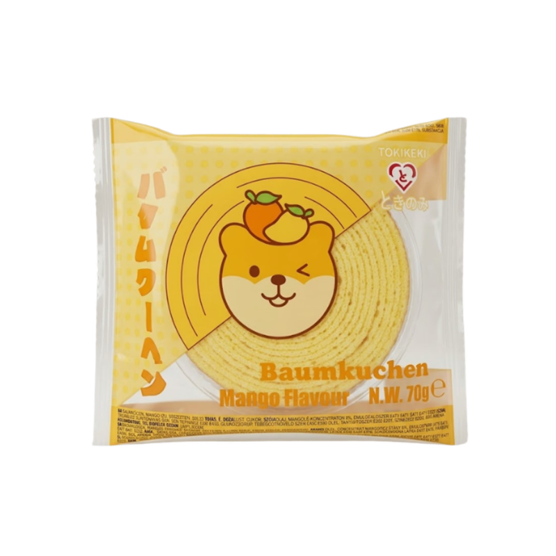 Gâteau Baumkuchen à la mangue - TOKIMEKI - 70g
