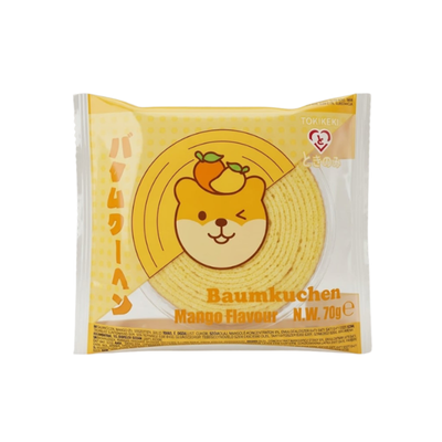 Gâteau Baumkuchen à la mangue - TOKIMEKI - 70g