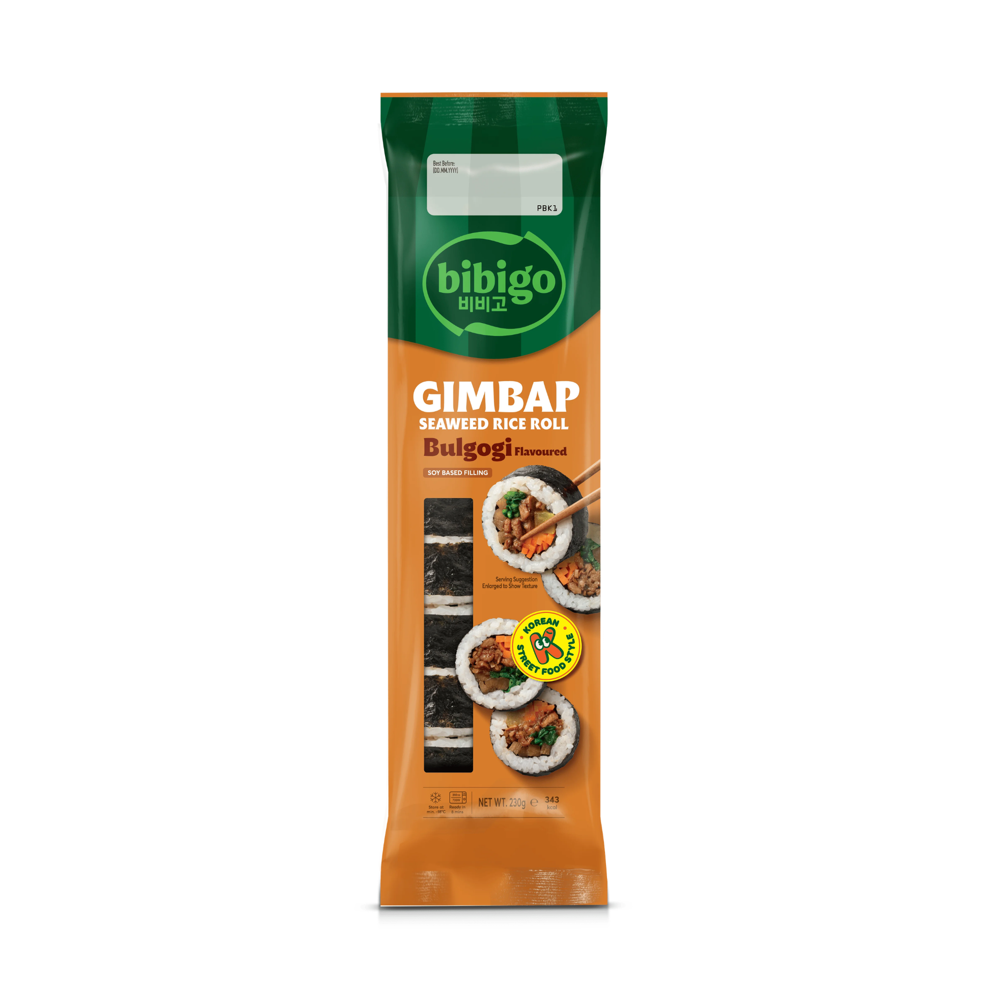 Gimbab bulgogi style
