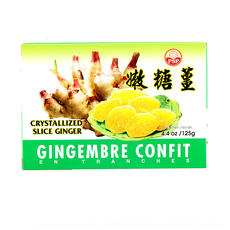 Gingembre Confit En Tranches - PSP - 125g