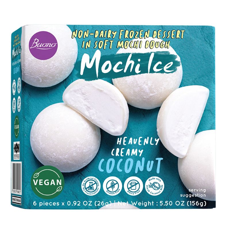 Glace Mochi à la Noix de Coco - BUONO - 156g