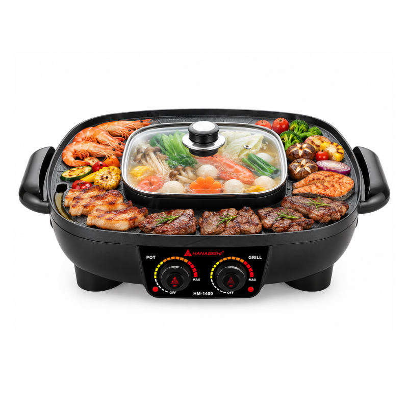 Gril & fondue shabu électrique HANABISHI HM-1400