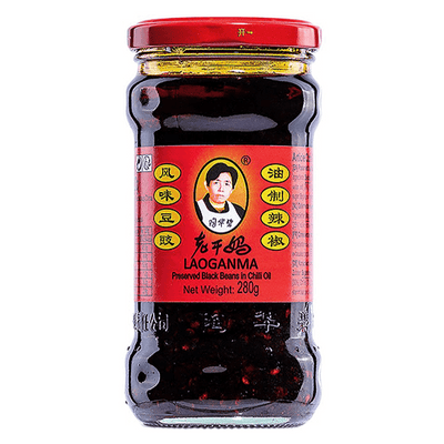Haricots noirs dans l'huile de piment - Lao gan ma - 280g - Hello Asia