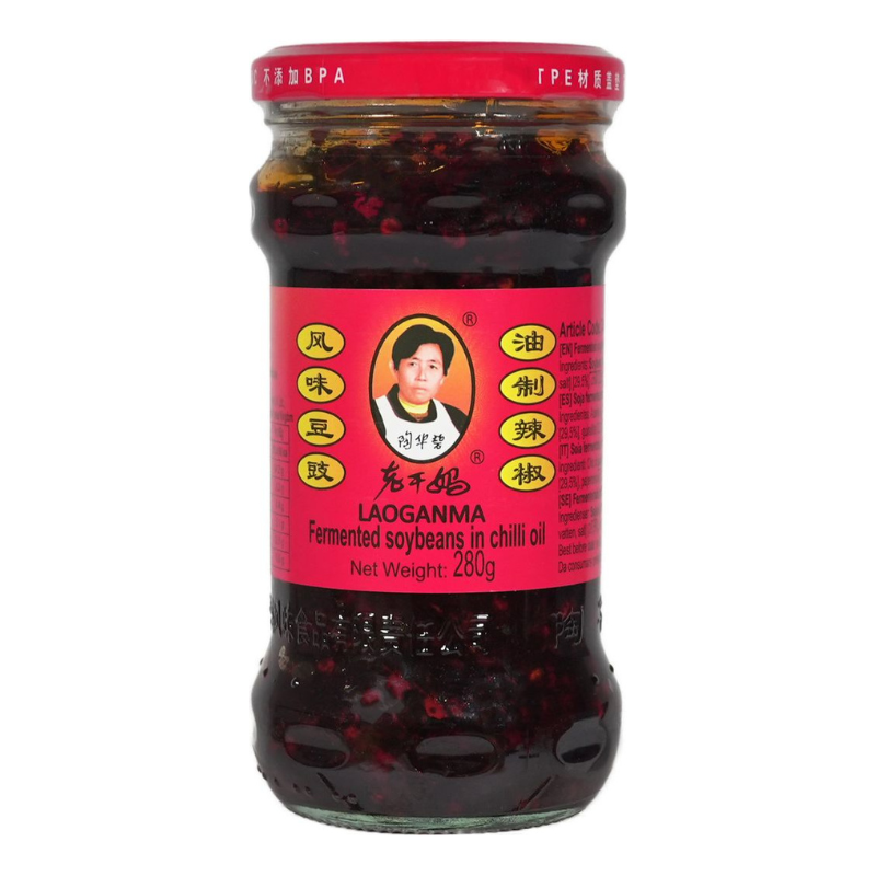 Haricots noirs dans l'huile de piment - Lao gan ma - 280g