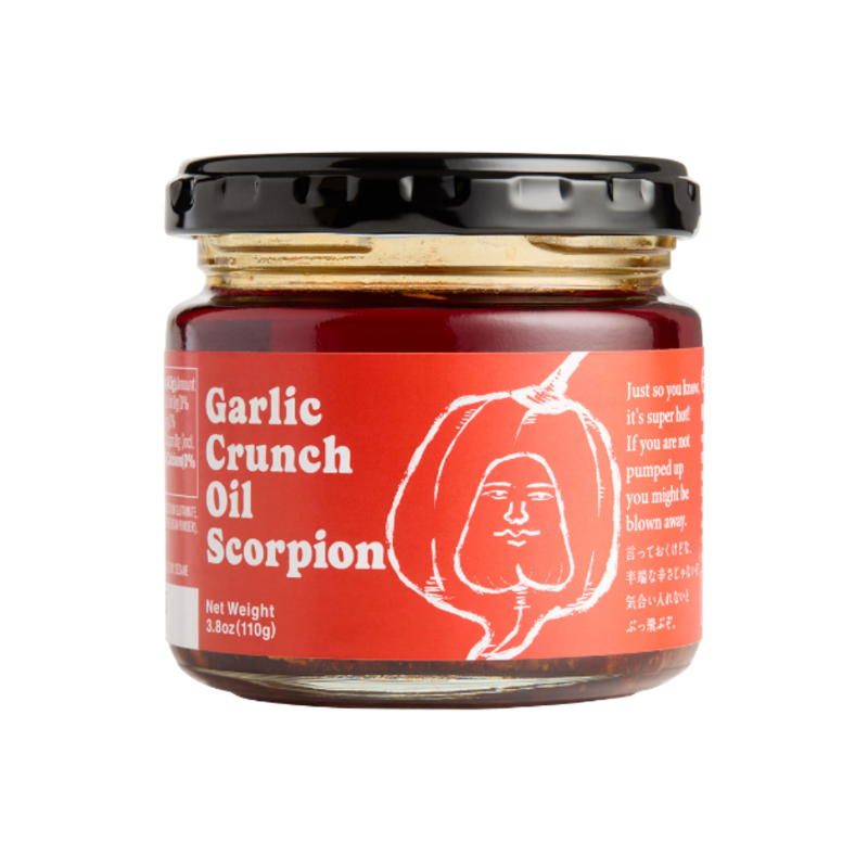 Huile pimentée croustillante à l'ail - ODAWARAYA - 110g