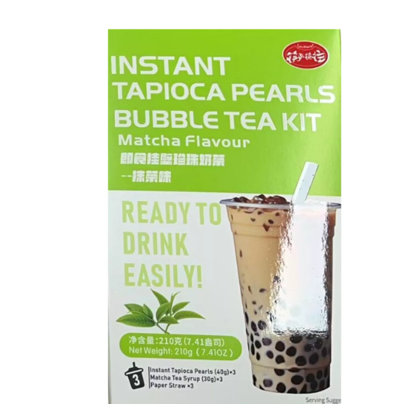 Kit Bubble Tea au matcha instantané - KLKW  - 210g