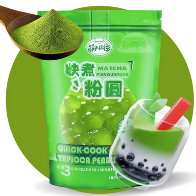 Quick Cook Tapioca Pearls Matcha - KLKW  - 250g