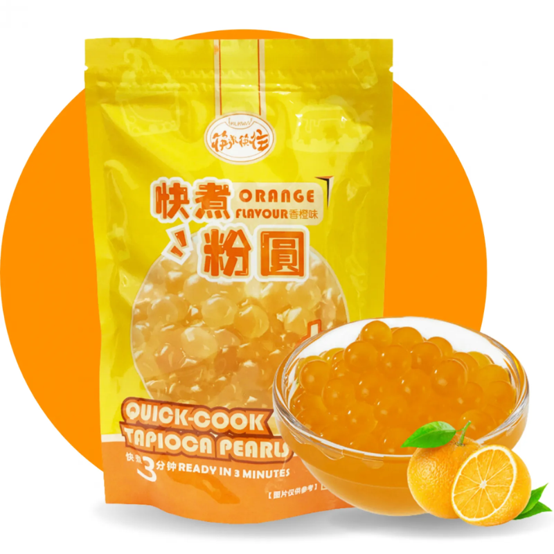 QuickCook Tapioca Pearls Orange  - KLKW  - 250g