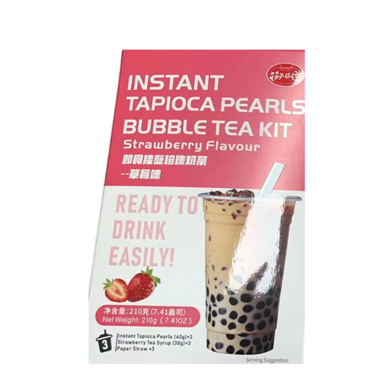 Kit de bubble tea à la fraise - KLKW - 210g