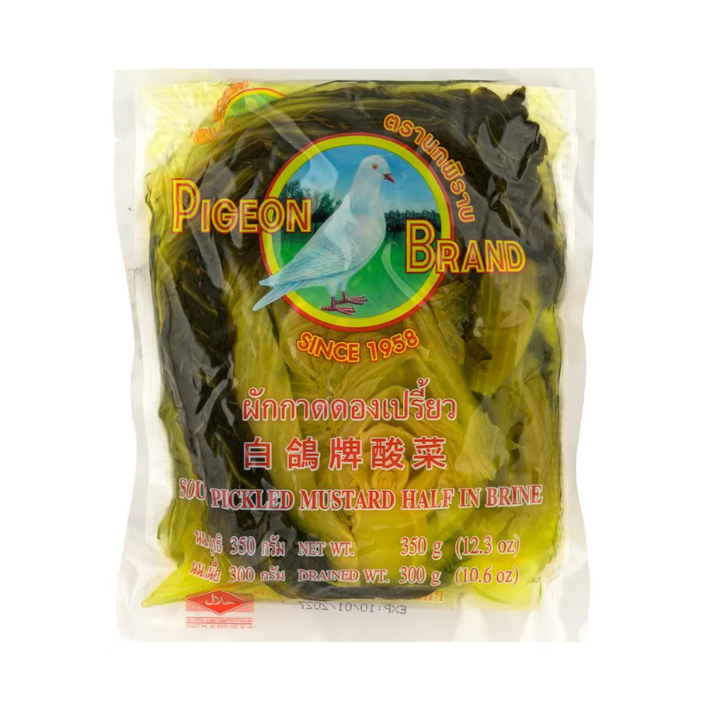Légumes verts de moutarde marinés et aigres - PIGEON - 350g