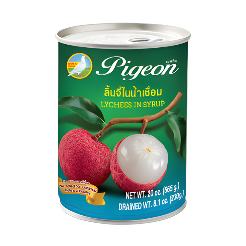Litchis thaïlandais au sirop - PIGEON - 565g
