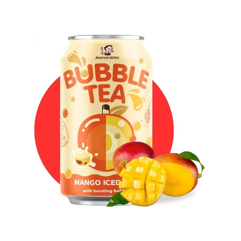 Mango Iced Tea Bursting Bubble - LADY BOBA - 320ml