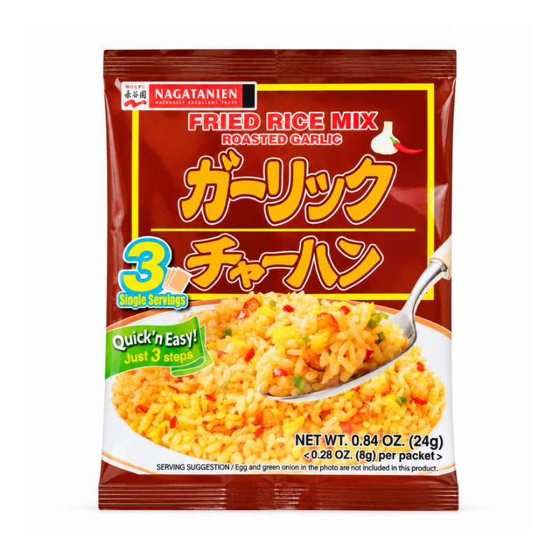 Mélange pour riz frit à l’ail rôti - NAGATANIEN - 24g