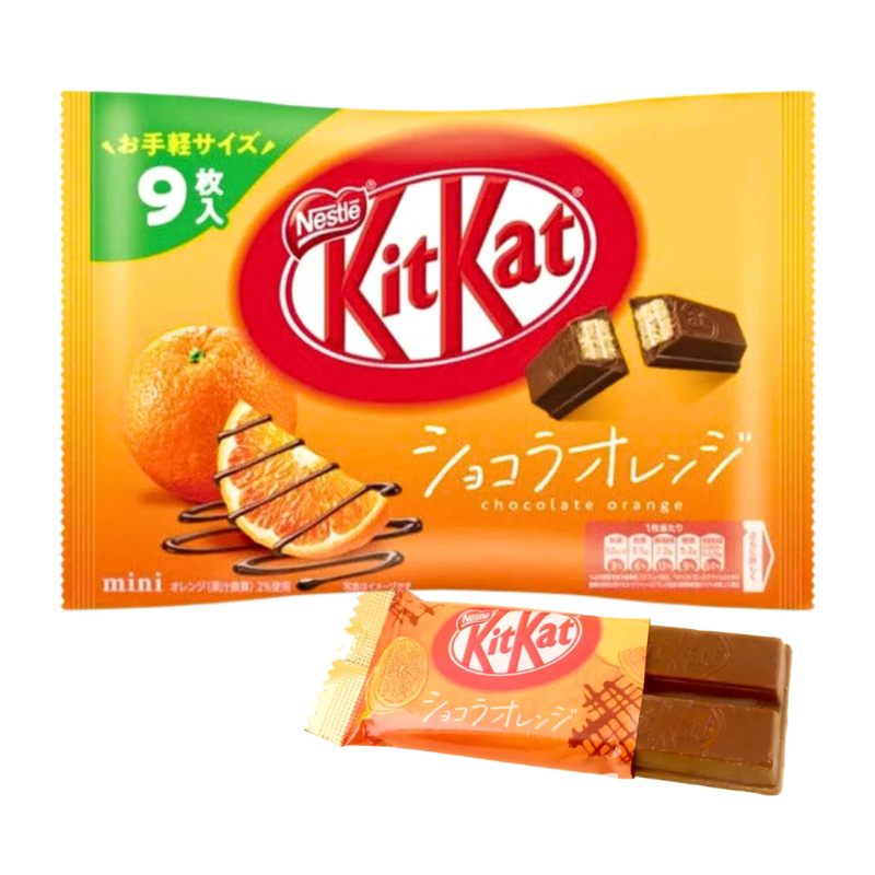 Mini Kit Kat à l'orange chocolatée - NETSLE - 81,2g