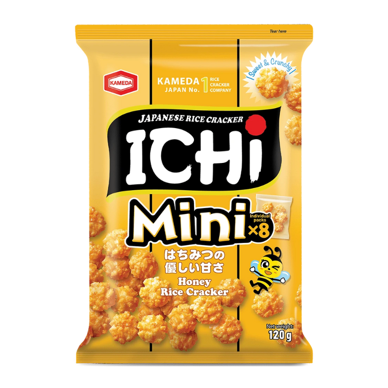 Mini crackers de riz au shoyu et au miel - ICHI  - 120g