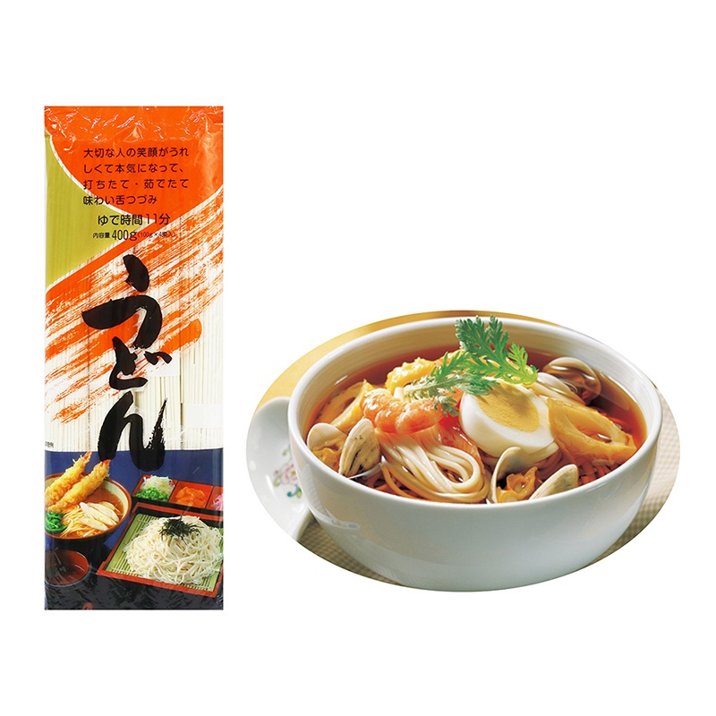 NOUILLES DE BLÉ 'UDON' DU JAPON - SUNAOSHI - 400g