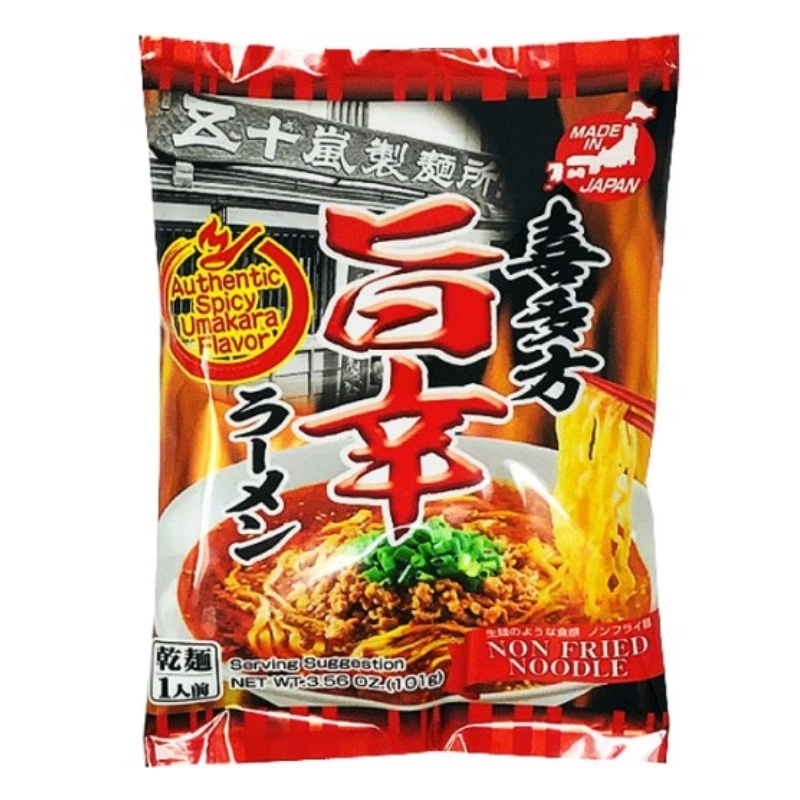 Noodles, instant Ramen (Kitakata Spicy Umakara Ramen) - IGARASHI SEIMEN - 101g