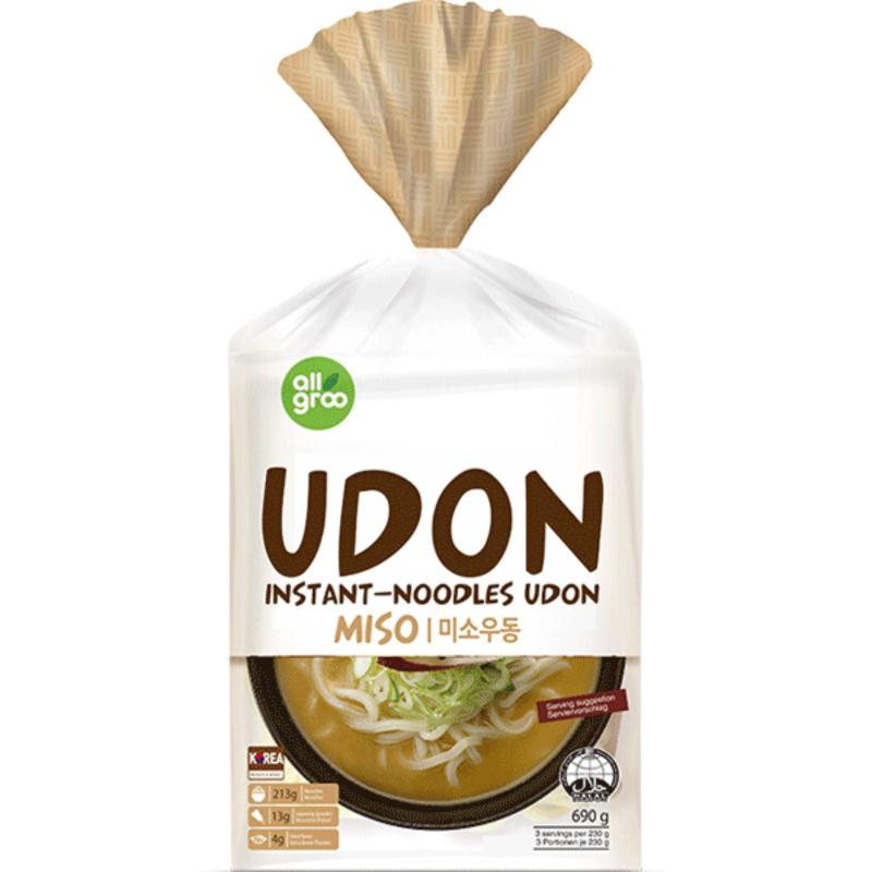 Nouilles Udon Miso - Allgroo - 690g