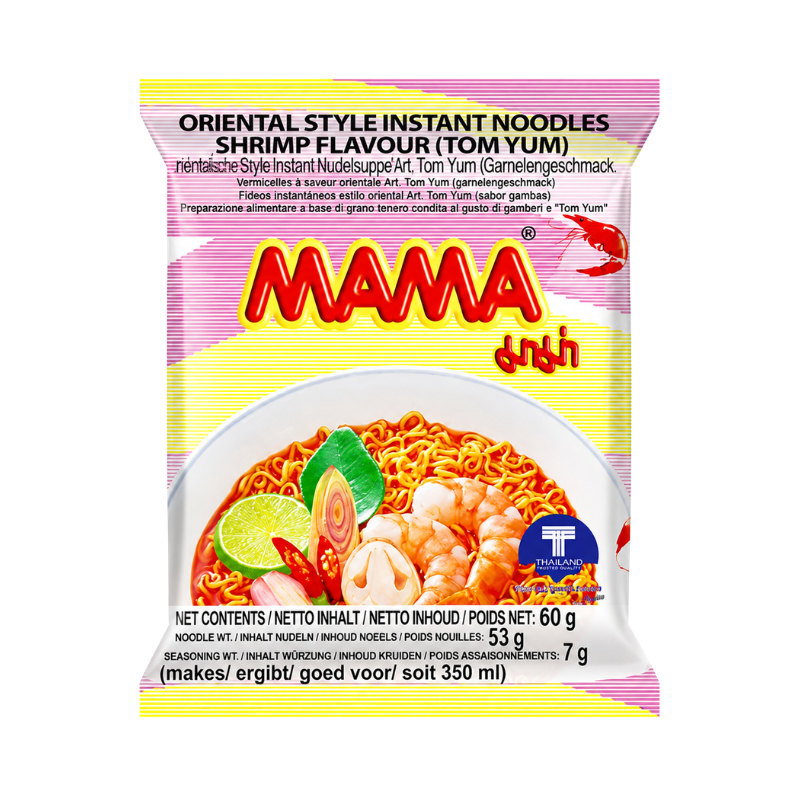 Nouilles instantanées 'Tom Yum crevettes' - Mama - 60g