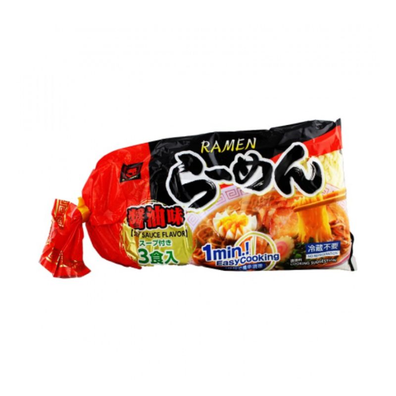 Nouilles cuites à la sauce soja (Ramen) - MIYAKOICHI - 600g