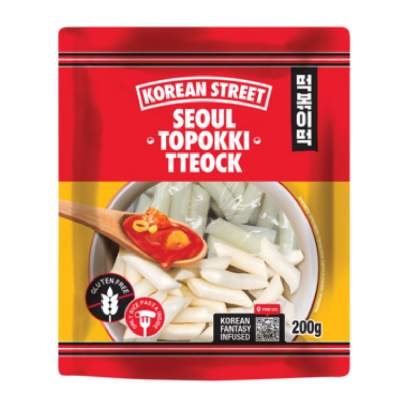 Pâte de riz Tteokbokki - KOREAN STREET - 200g