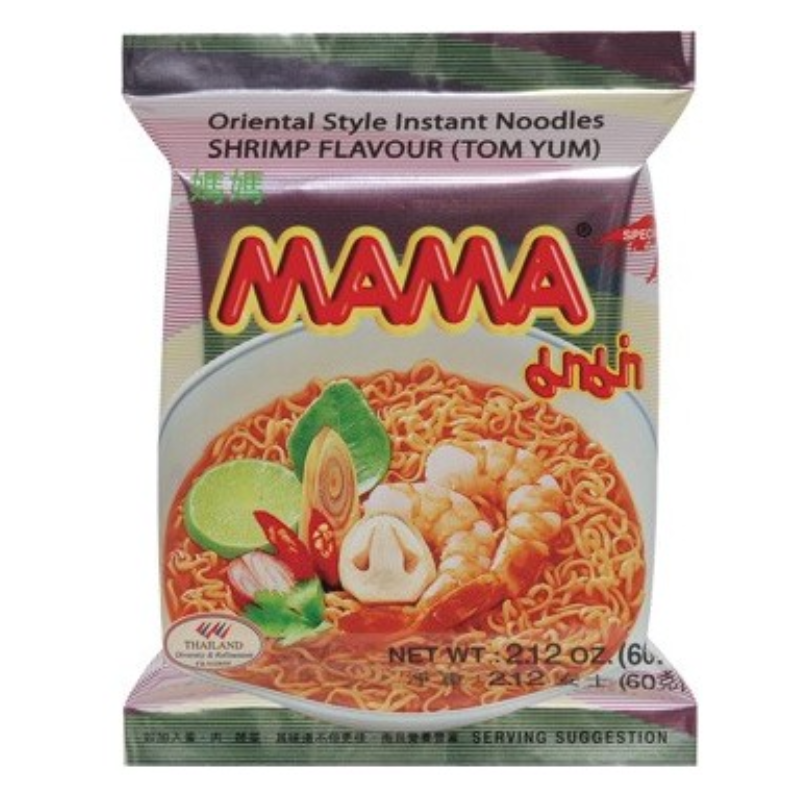 Nouilles instantanées 'Tom Yum crevettes' - Mama - 60g